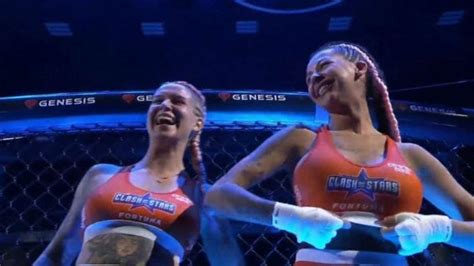 onlyfans stars inked dory and karina pedro|Fans stunned as OnlyFans MMA fighters flash crowd before fight。